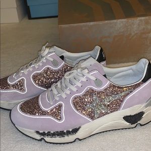 Golden Goose pink glitter sneaker 39